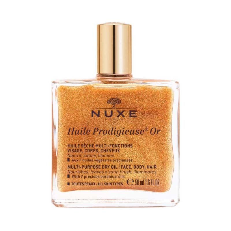 Nuxe Huile Prodigieuse OR többfunkciós csillámos szárazolaj arcra, testre, hajra