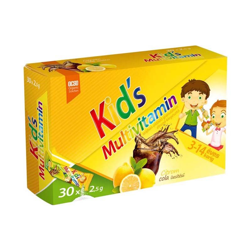 Ocso Kids Multivitamin citrom-cola ízű granulátum
