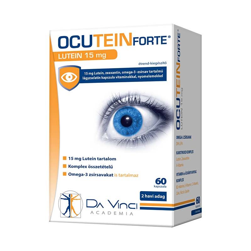 Ocutein Forte Lutein 15 mg étrend-kiegészítő kapszula