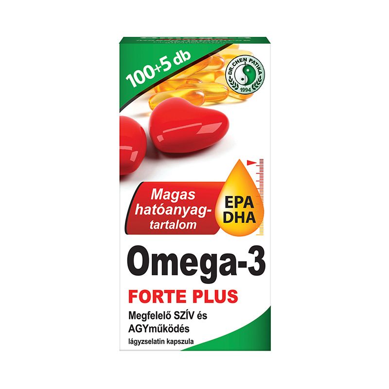 Dr. Chen Omega-3 Forte Plus lágyzselatin kapszula