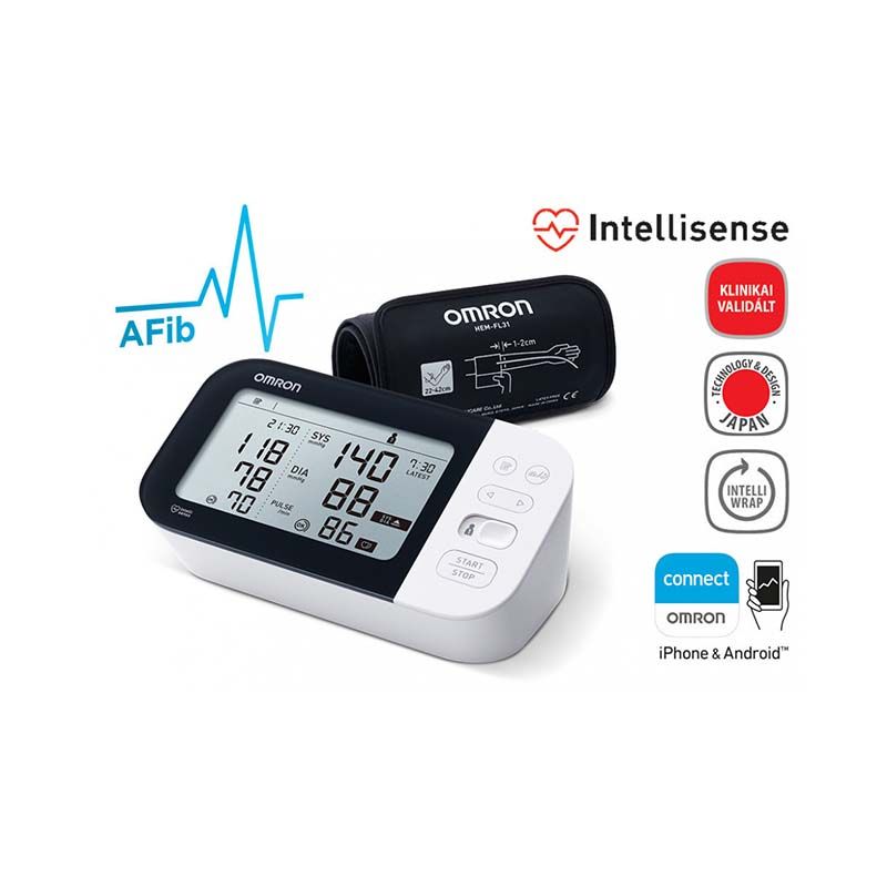 Omron M7 Intelli IT automata felkaros vérnyomásmérő