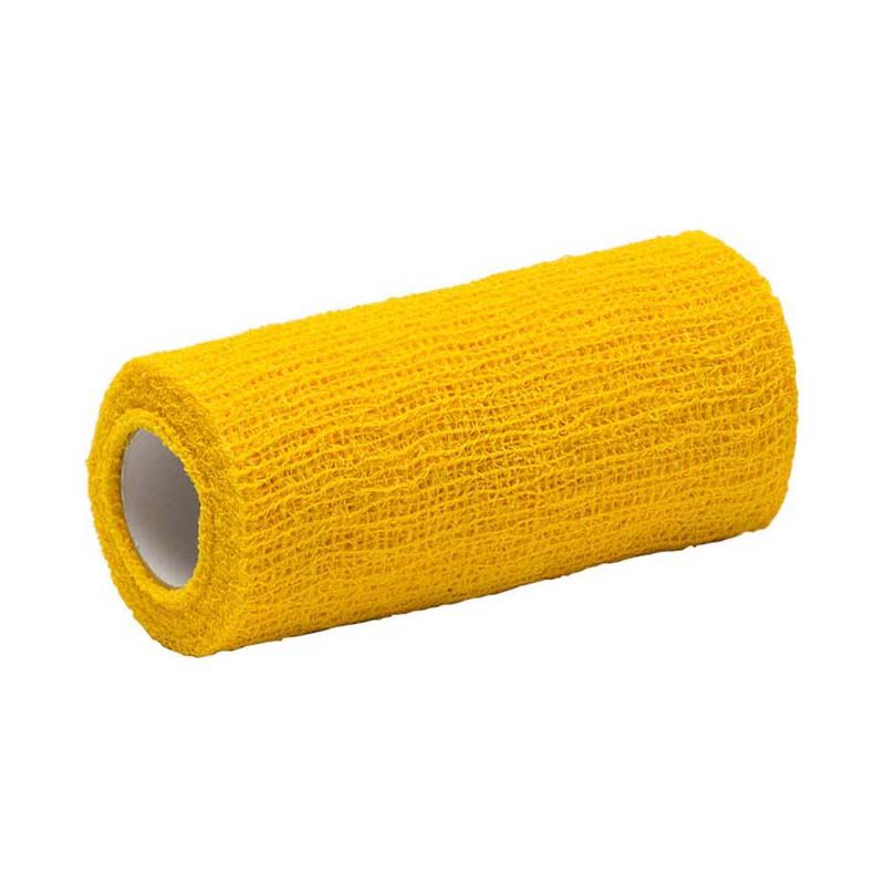 Öntapadó rugalmas kötésrögzítő pólya sárga