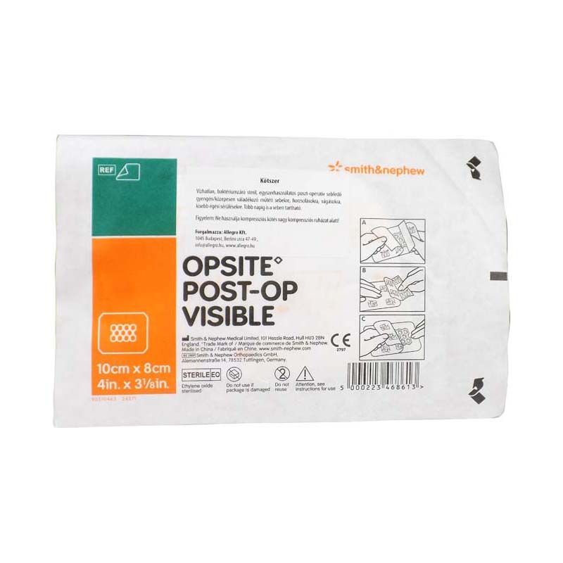 Opsite Post-Op Visible 10x8 cm