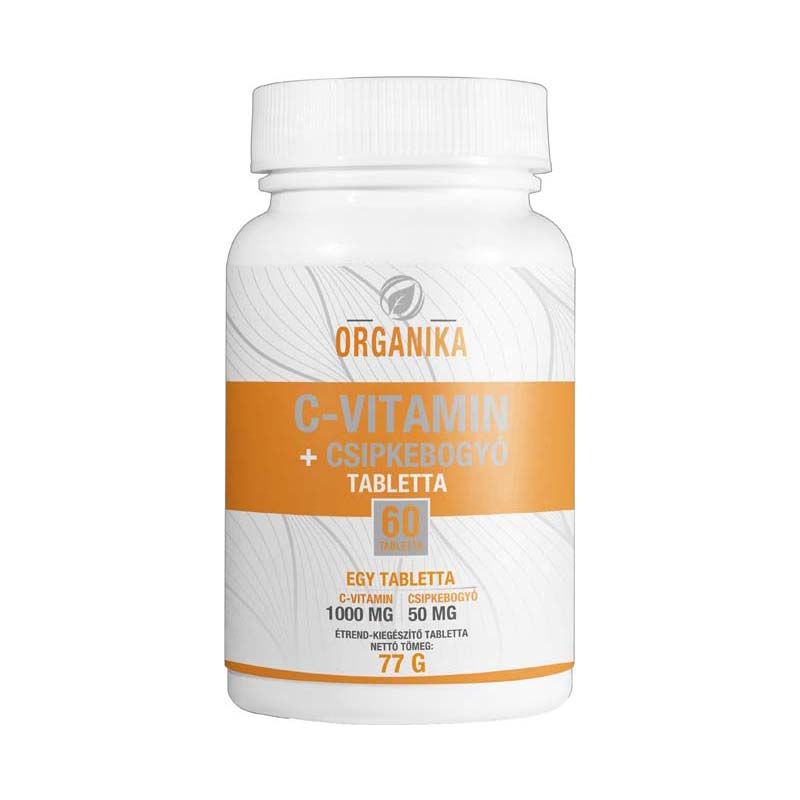 Organika C-vitamin+Csipkebogyó tabletta