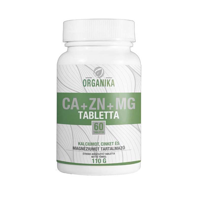 Organika Ca+Zn+Mg tabletta