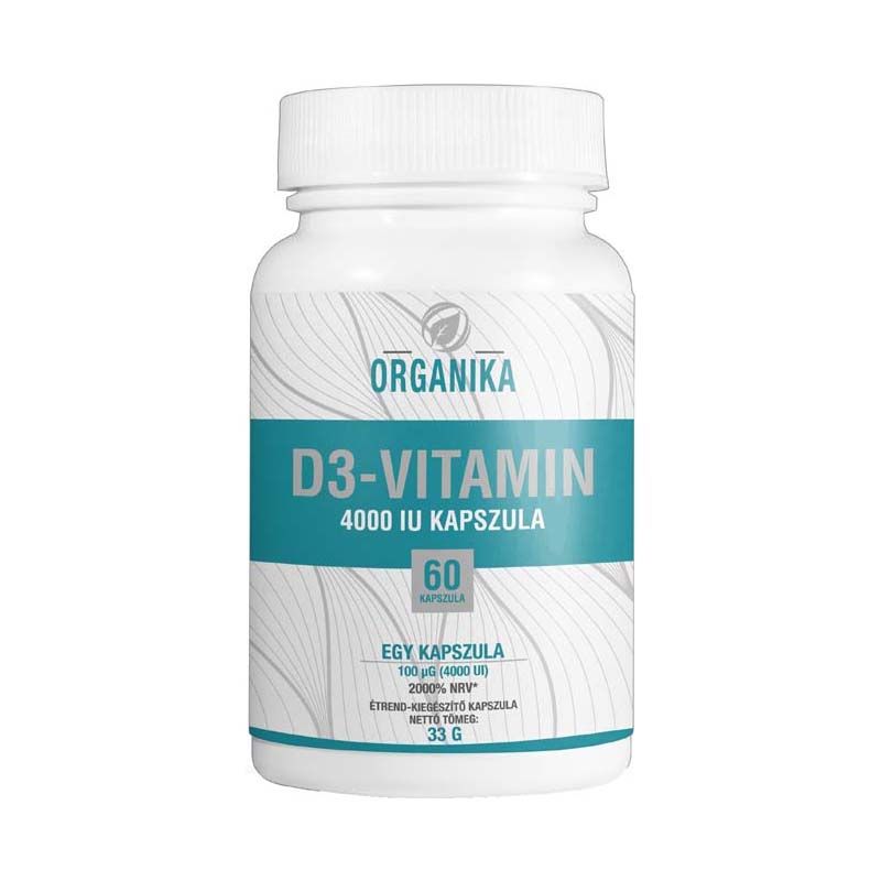Organika D3-vitamin 4000 IU kapszula