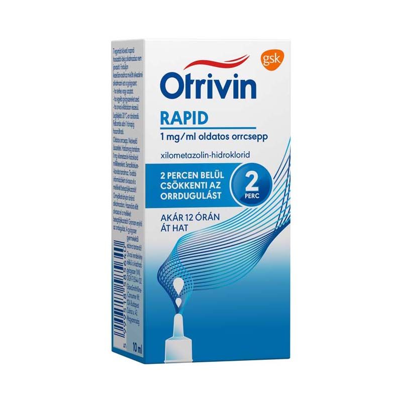 Otrivin Rapid 1 mg/ml oldatos orrcsepp (0,1%)
