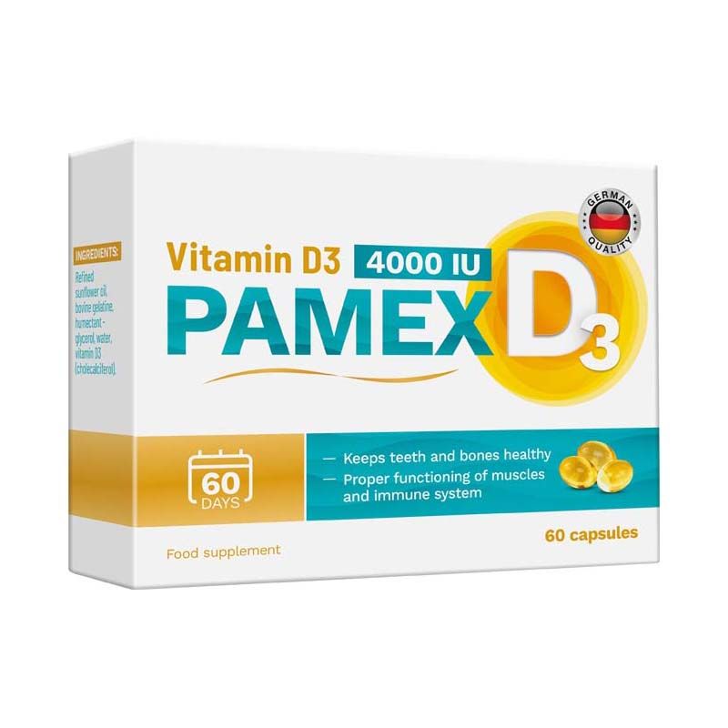 Pamex Vitamin D3 4000 NE kapszula