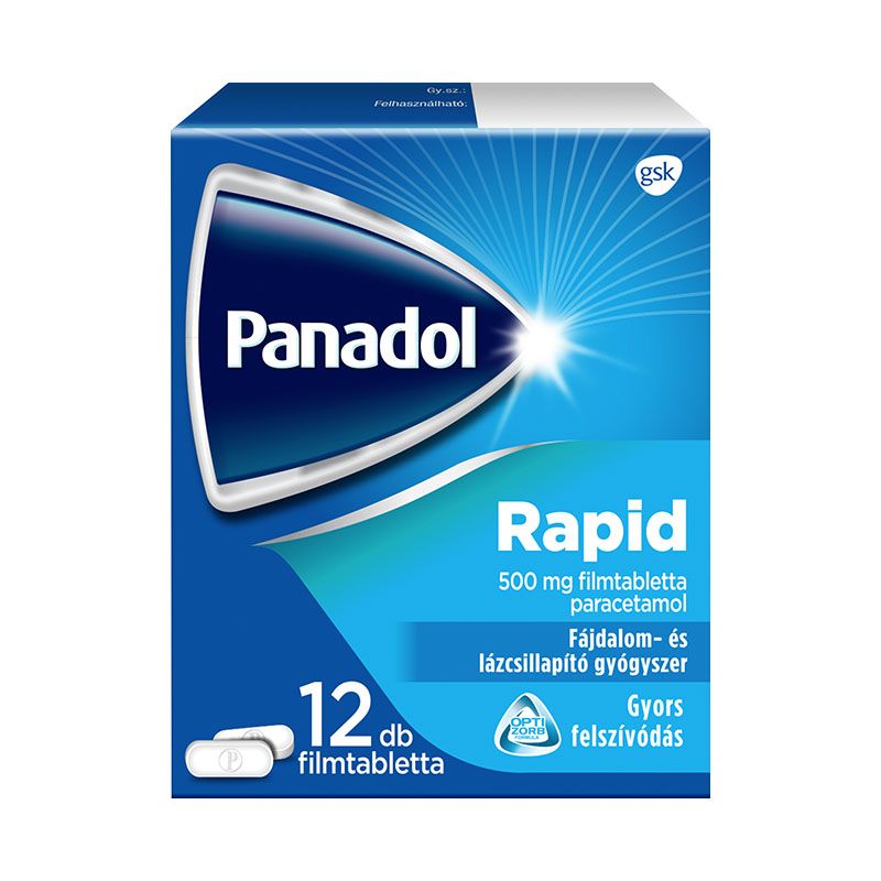 Panadol Rapid 500 mg filmtabletta