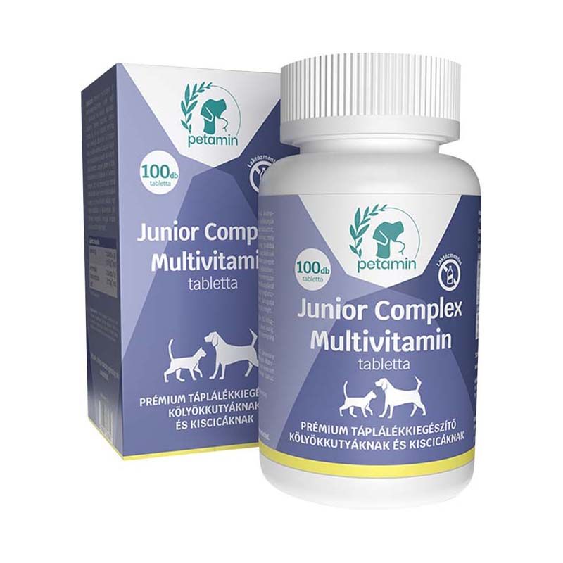 Petamin Junior Complex Multivitamin tabletta kutyáknak és macskáknak