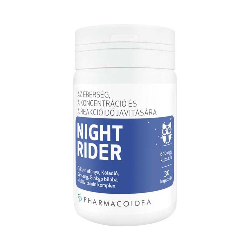 Pharmacoidea Night Rider étrend-kiegészítő kapszula