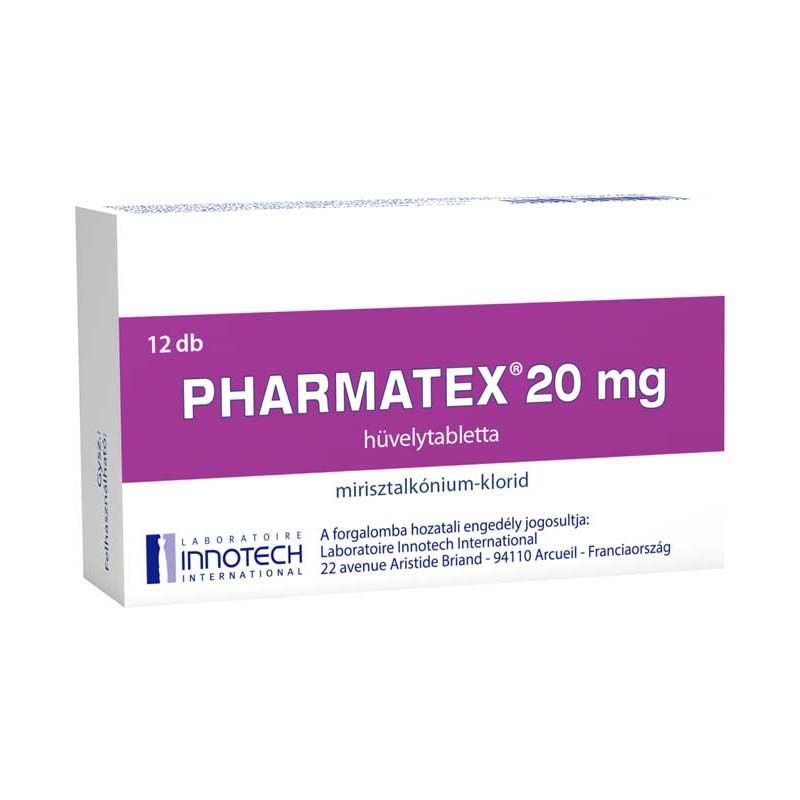 Pharmatex 20 mg hüvelytabletta