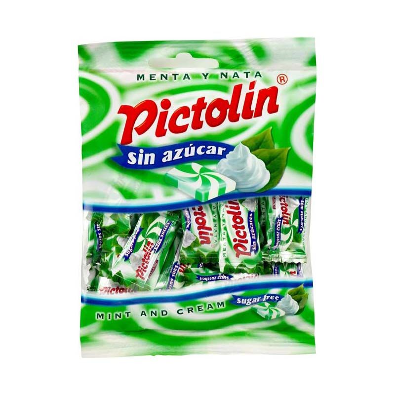 Pictolin mentol ízesítésű tejszínes cukormentes cukorka édesítőszerrel
