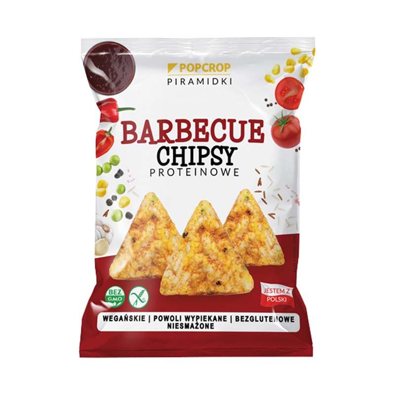 Popcrop Protein chips barbecue ízű