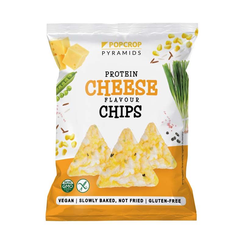 Popcrop Protein chips sajtos-hagymás ízű