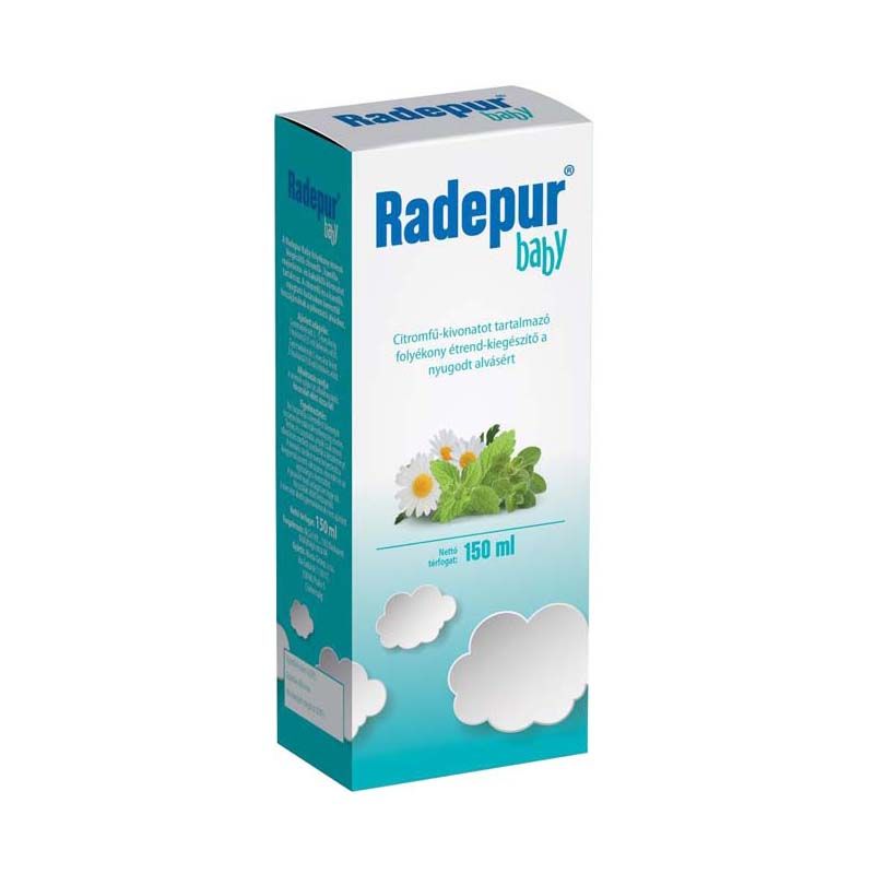 Radepur Baby étrend-kiegészítő folyadék citromfű kivonattal