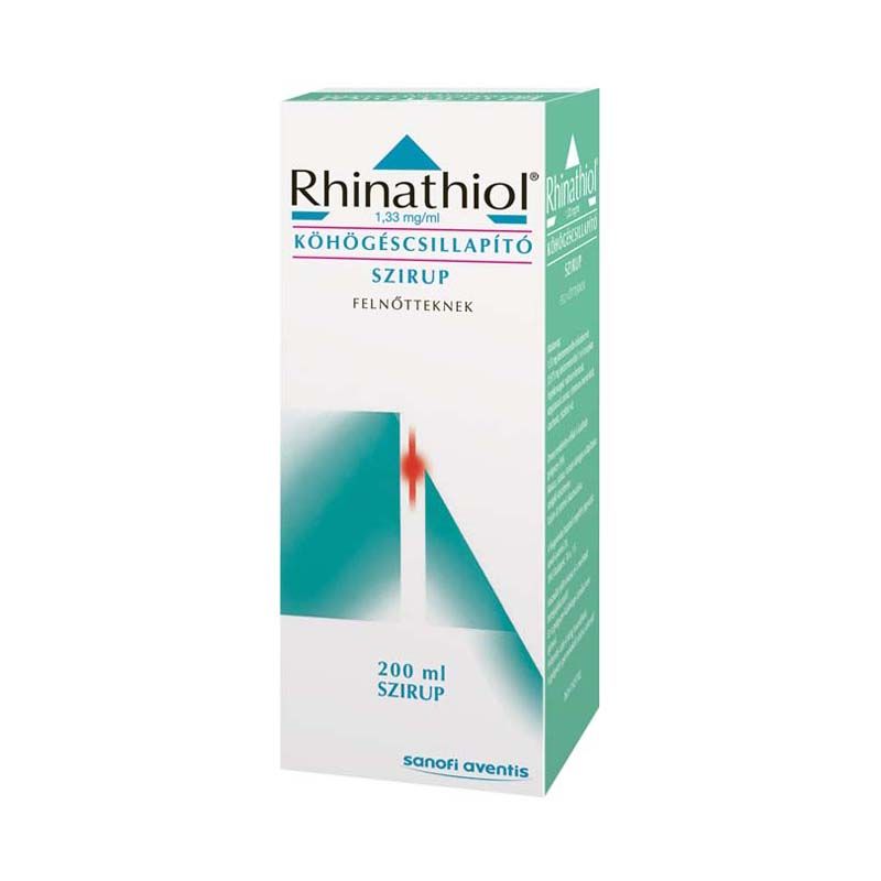 Rhinathiol 1,33 mg/ml köhögéscsillapító szirup felnőtteknek