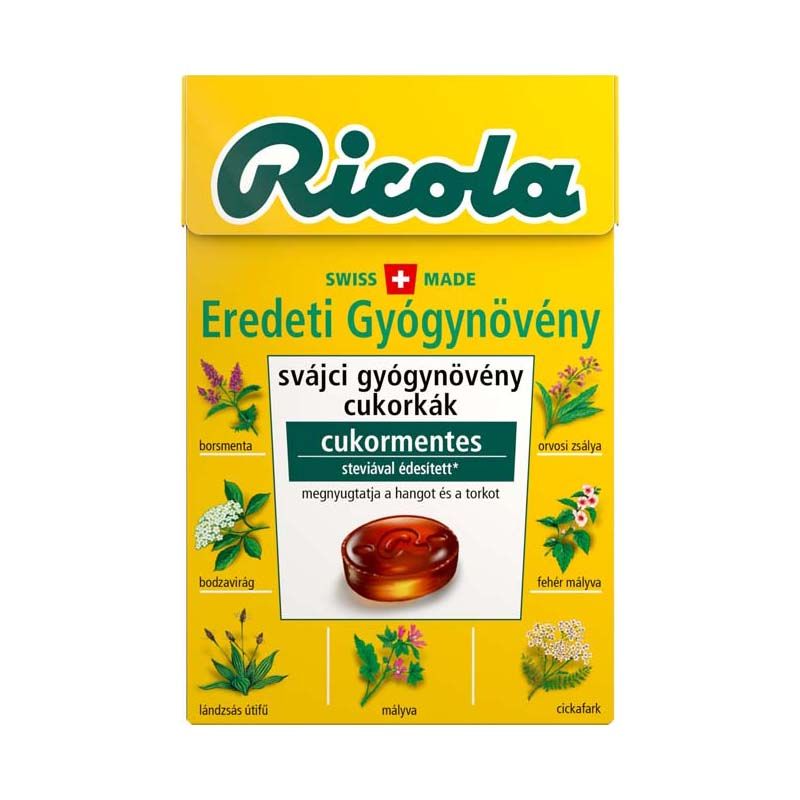 Ricola Original Herb gyógynövényes cukorka