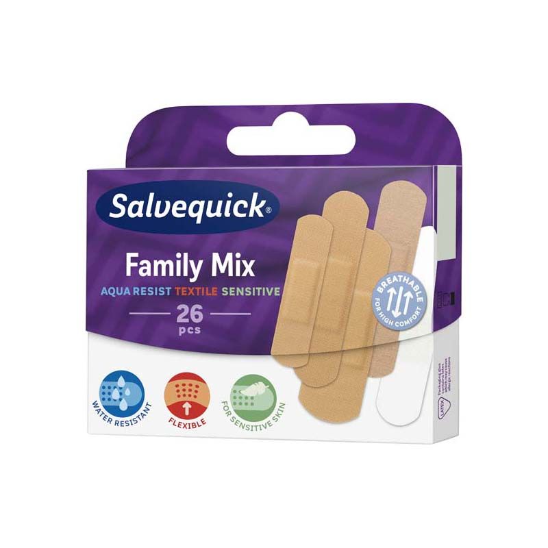 Salvequick Med Family Mix sebtapasz