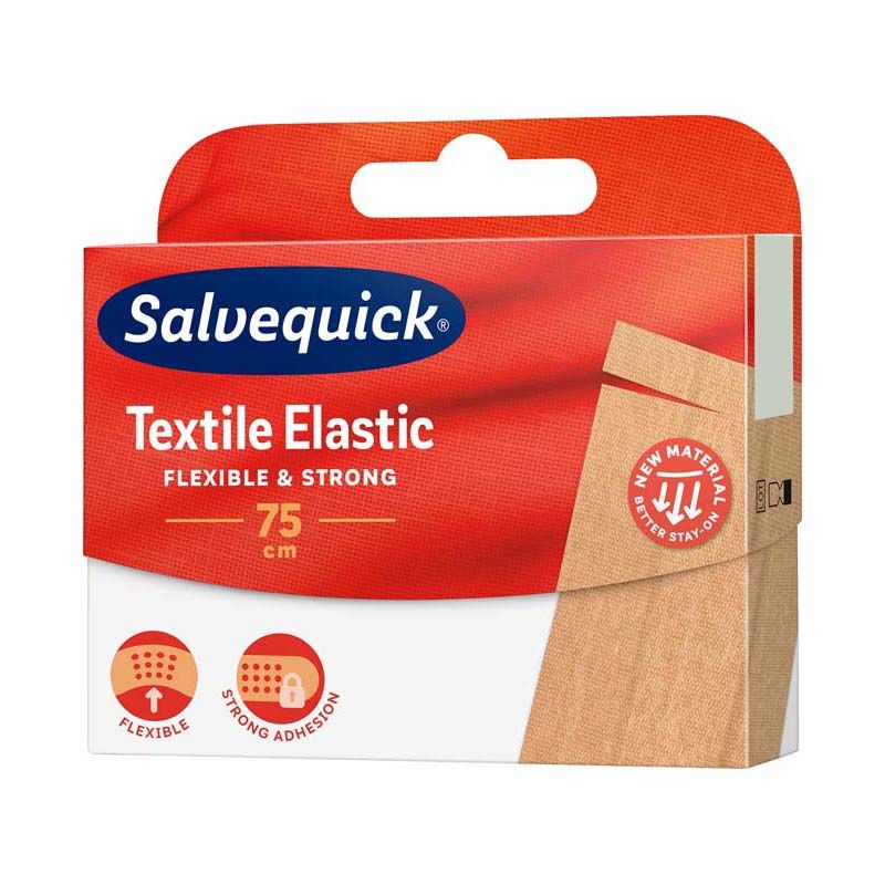 Salvequick sebtapasz textil 75 cm x 6 cm