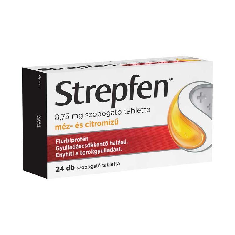 Strepfen 8,75 mg szopogató tabletta méz- és citromízű