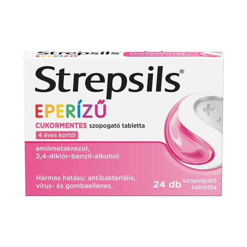Strepsils eperízű cukormentes szopogató tabletta