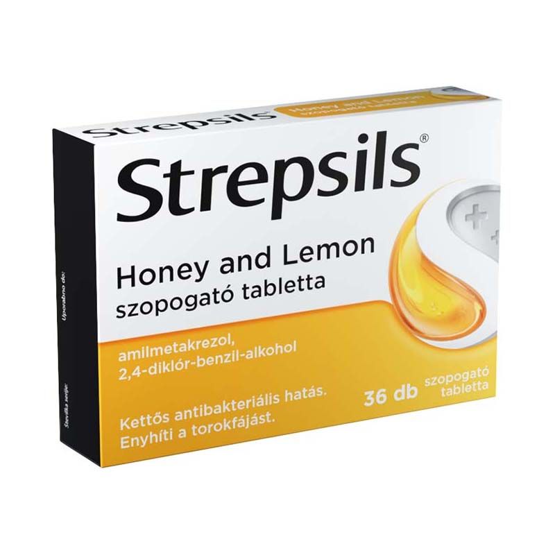 Strepsils Honey and Lemon szopogató tabletta