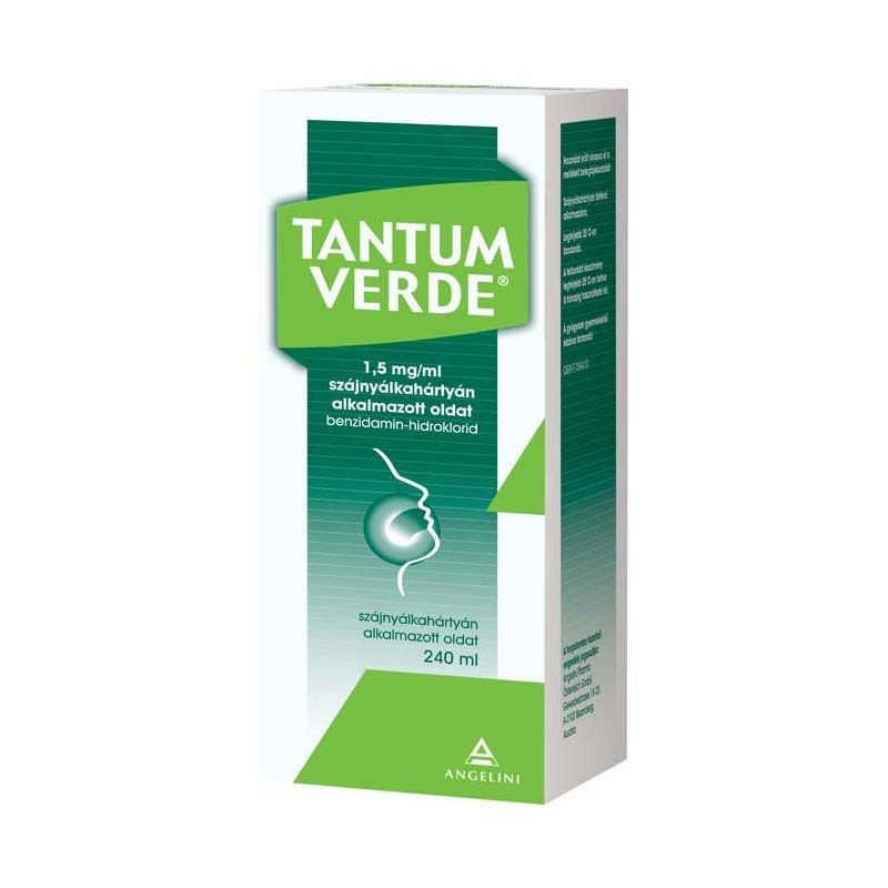 Tantum Verde 1,5 mg/ml szájnyálkahártyán alkalmazott oldat