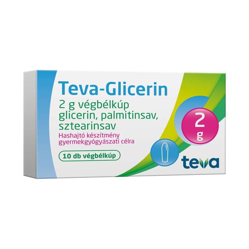 Teva-Glicerin 2 g végbélkúp