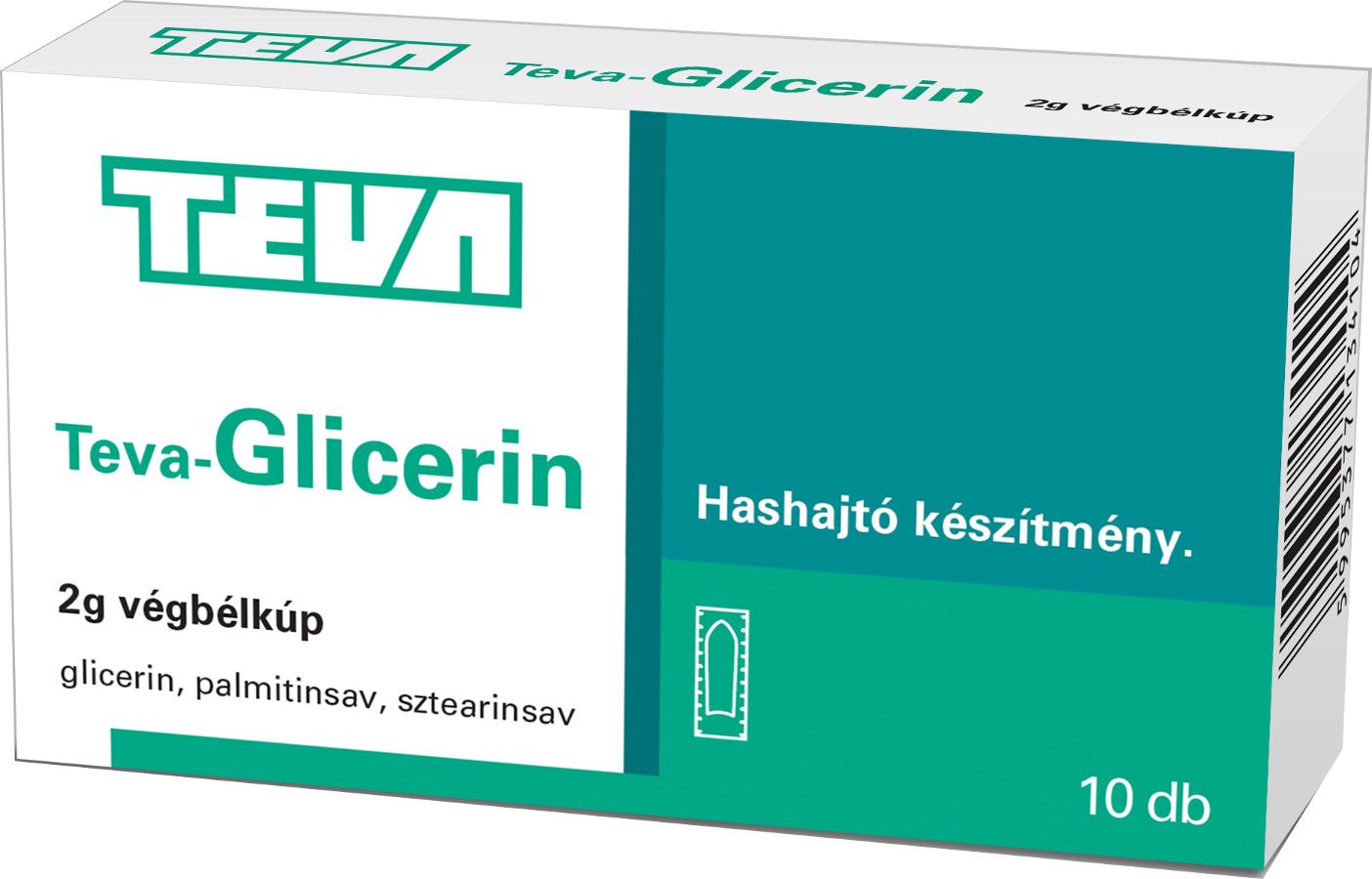 Teva-Glicerin 2 g végbélkúp