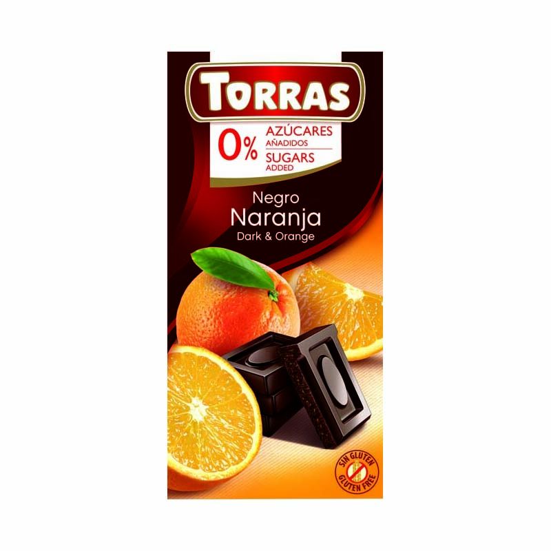 Torras narancsos étcsokoládé édesítőszerrel