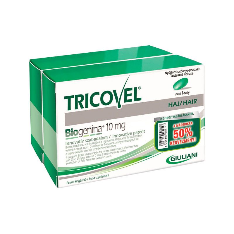 Tricovel Biogenina 10 mg tabletta duó csomag