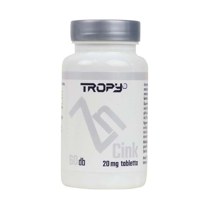 Tropy szerves cink étrend-kiegészítő tabletta 