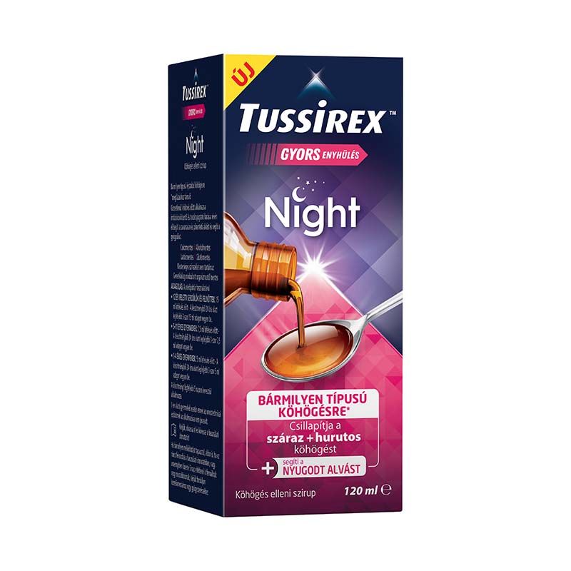 Tussirex Night szirup köhögésre