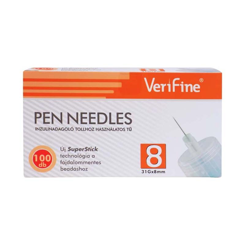VeriFine Pen Needles tű 31G 8 mm