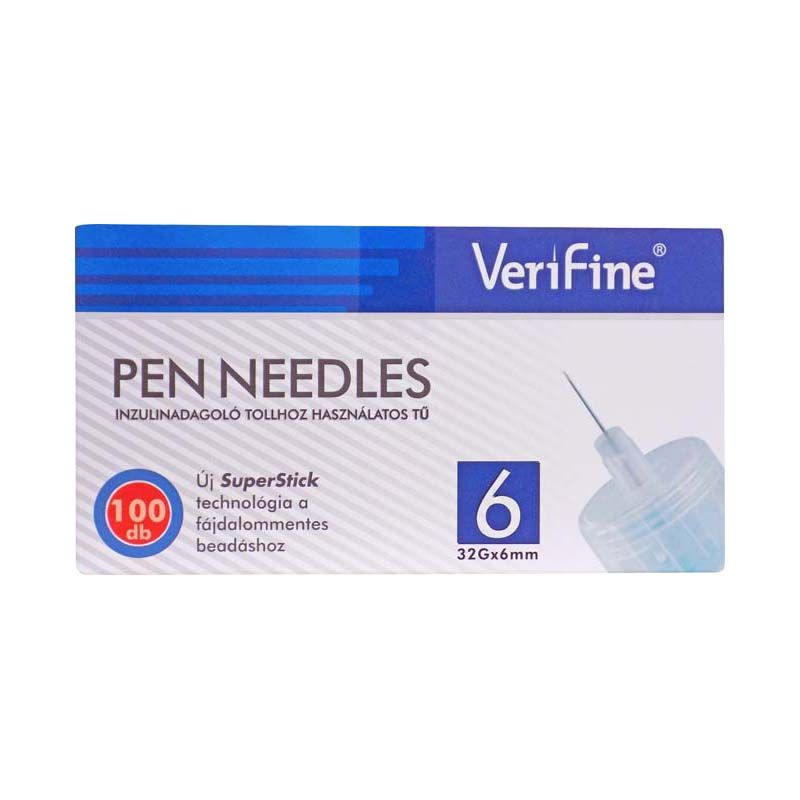 VeriFine Pen Needles tű 32G 6 mm