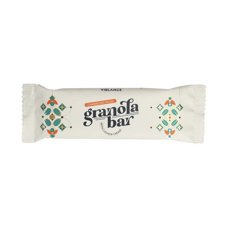 Viblance gluténmentes granola szelet karamellizált pekándióval