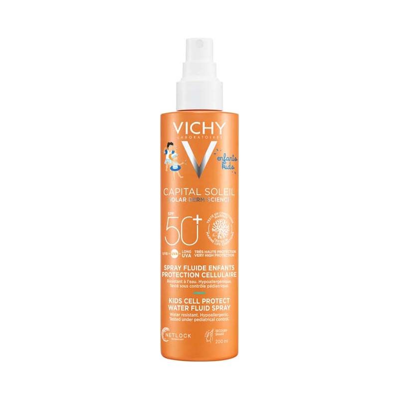 Vichy Capital Soleil Kids Cell Protect water fluid spray SPF 50+