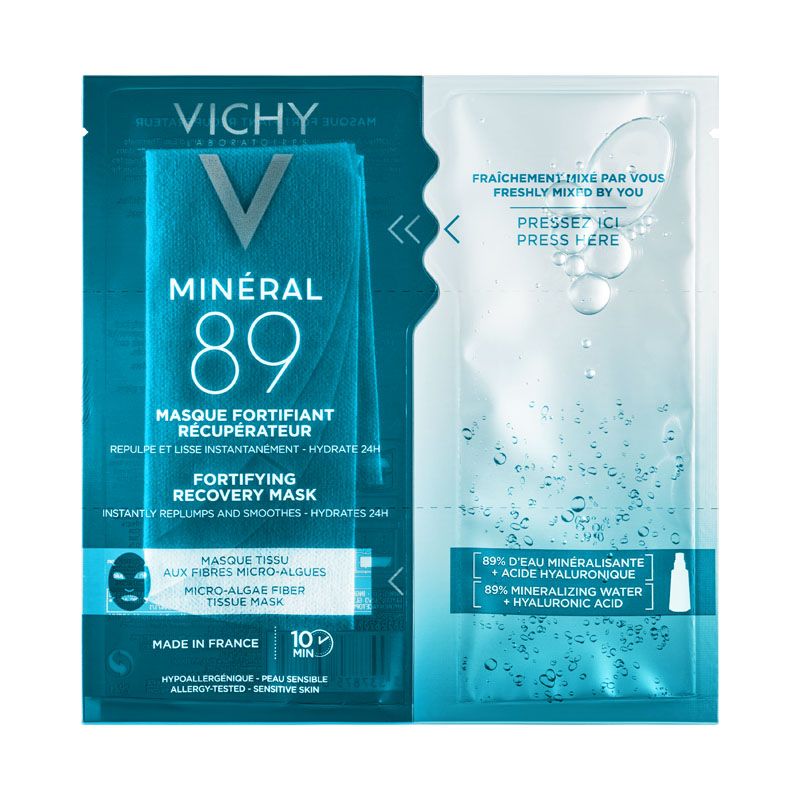Vichy Mineral 89 Hyaluron-Booster bőrerősítő és regeneráló arcmaszk