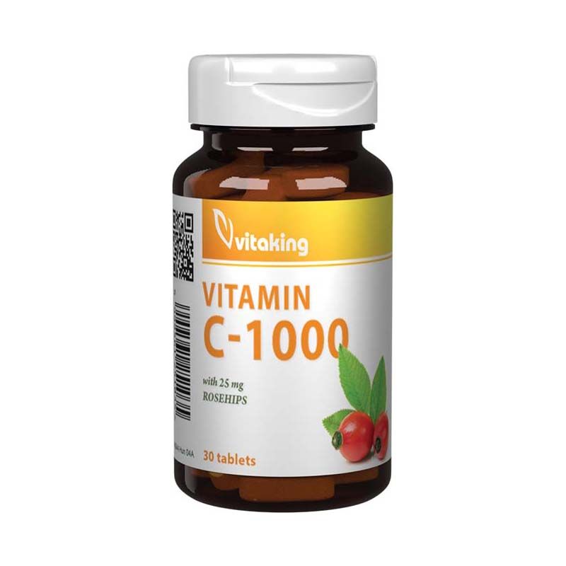 Vitaking C-vitamin 1000 mg csipkebogyó tabletta