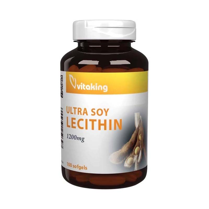 Vitaking Lecitin 1200 mg gélkapszula