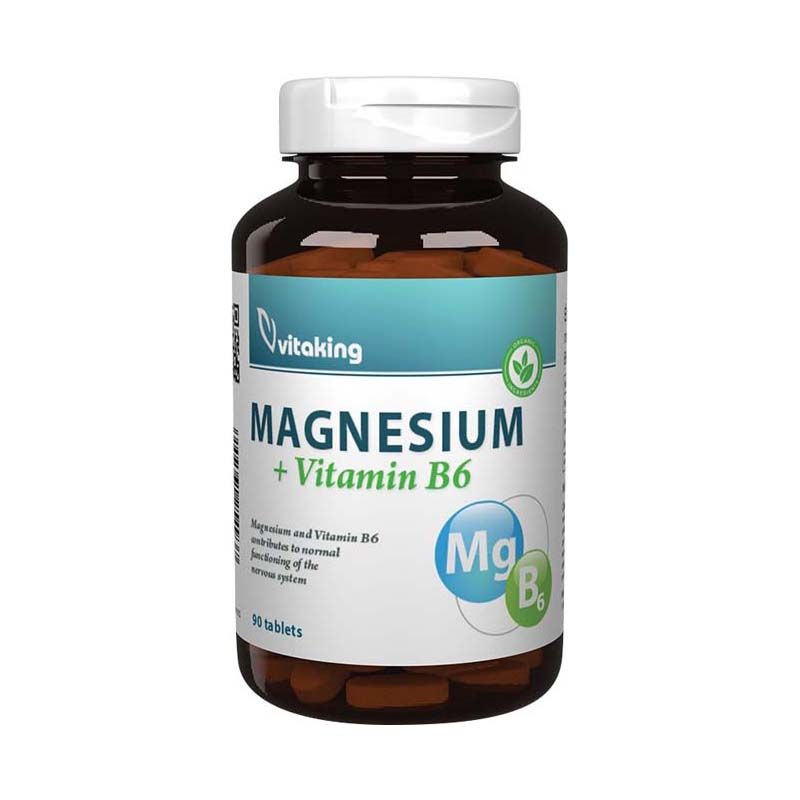 Vitaking Magnézium+B6 vitamin tabletta