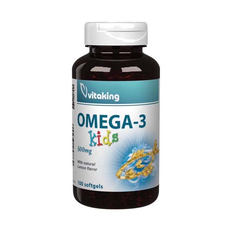 Vitaking Omega-3 Kids 500 mg kapszula