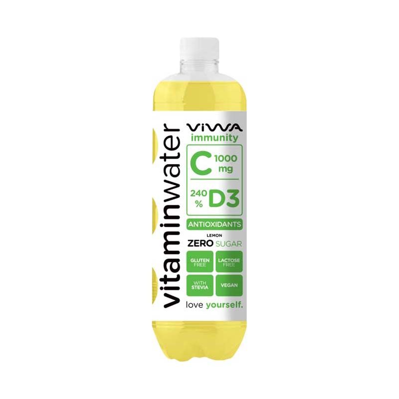 Viwa Vitaminwater Immunity Zero C-1000 citrom