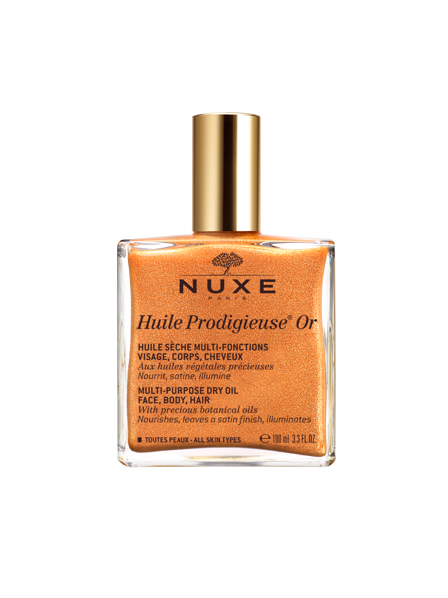 Nuxe Huile Prodigieuse többfunkciós, csillámos szárazolaj arcra, testre és hajra