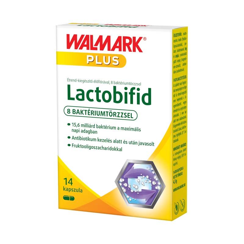 Walmark Lactobifid étrend-kiegészítő kapszula