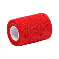 Öntapadó rug.kötésrögzítő pólya piros (7,5cmx4,5m)