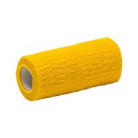 Öntapadó rug.kötésrögzítő pólya sárga (10cmx4m)