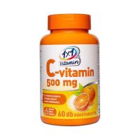 1x1 Vitamin C-vitamin 500 mg rágótabletta narancs ízben