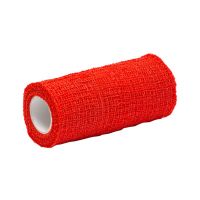 Öntapadó rug.kötésrögzítő pólya piros (10cmx4m)